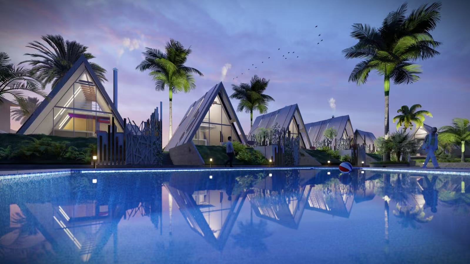 OSFAYA Smart City concept rendering
